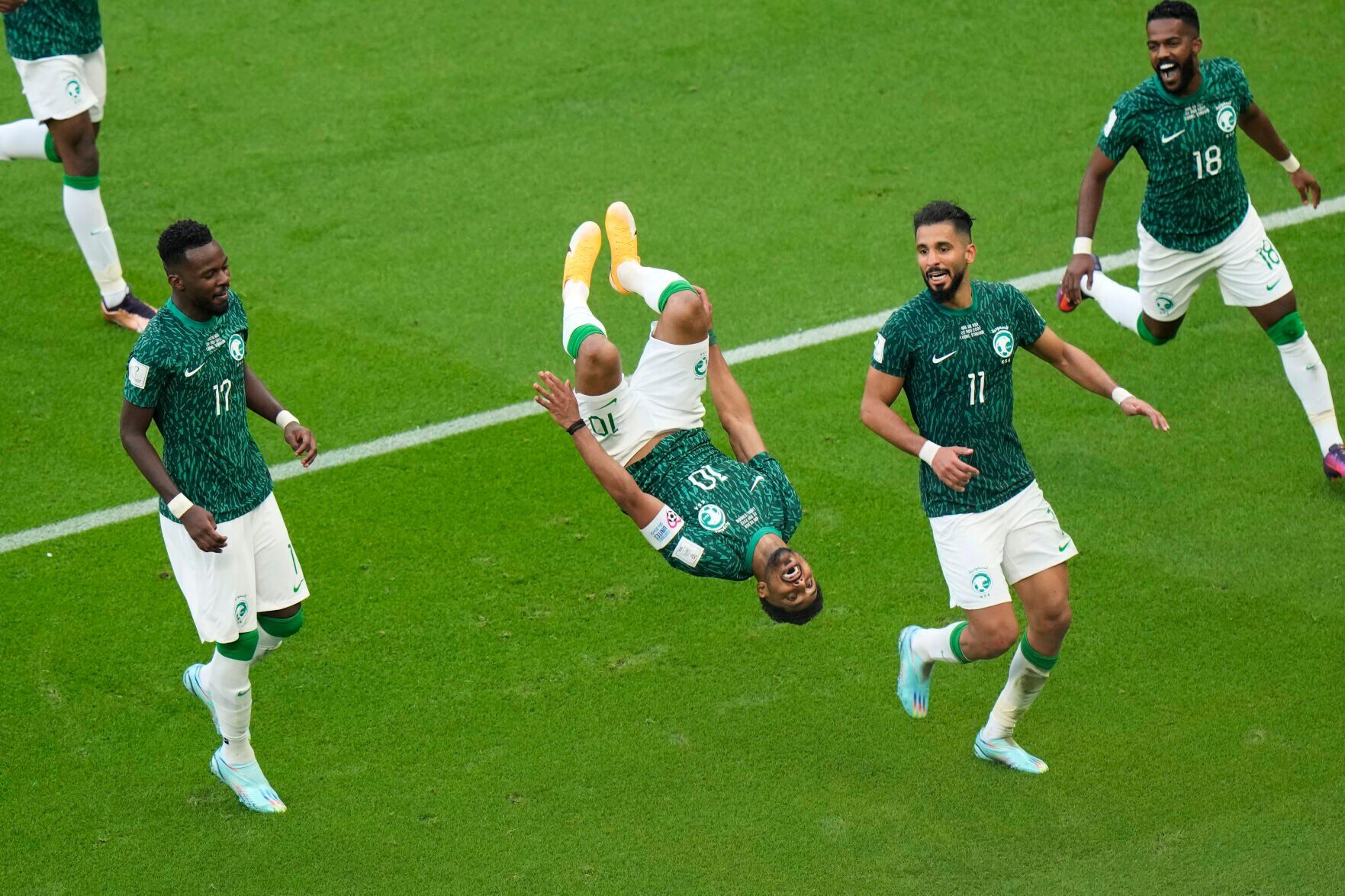 APTOPIX WCup Argentina Saudi Arabia Soccer